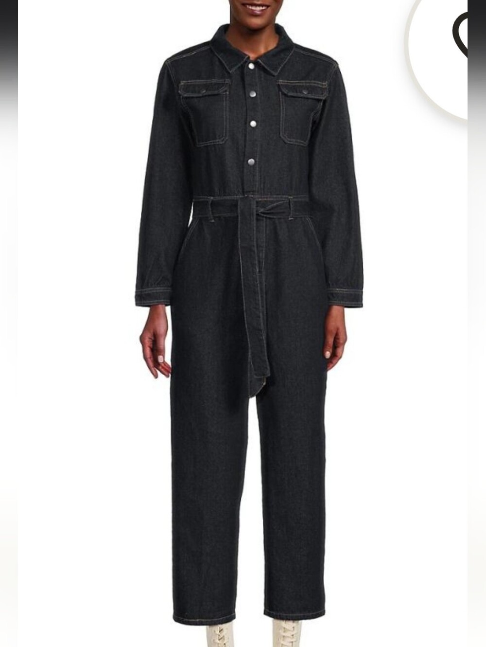 Lea & Viola Denim Jumpsuit Size XS